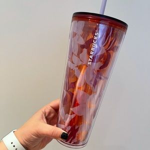 Starbucks 2021 Pink Floral Tumbler